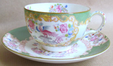 Minton green cockatrice cup - minton,
