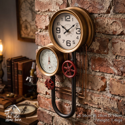 Steampunk industrial pipe - steampunk, wall