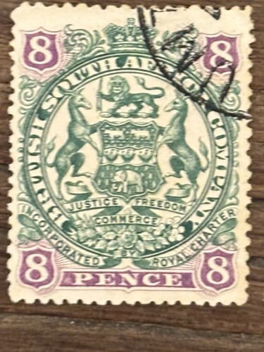 Rhodesia 1897 green - 1897.,