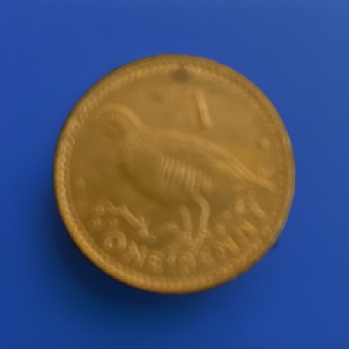 Gibraltar one pence coin - 1p,