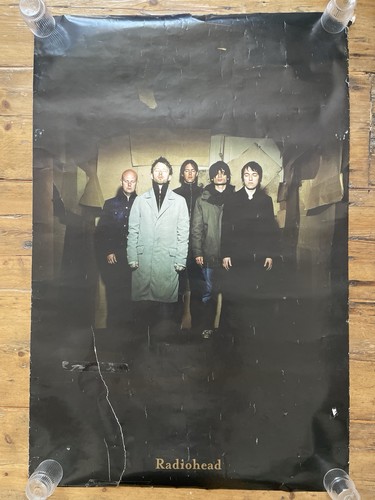 Vintage radiohead poster - radiohead,
