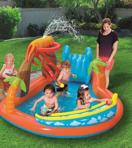 Swimming pool with slide kids - slide,