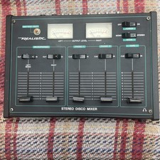 Vintage Realistic Stereo Disco Mixer 32-1100A Tested Works On Batteries DJ Audio