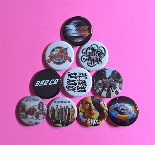 Rock mix button - rock, pin