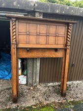 Antique Jacobean Oak Fire