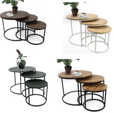 Round Nesting Set of 3, Modern