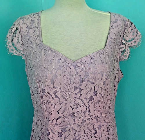 Purple lavender lace dress nwt - lavender,