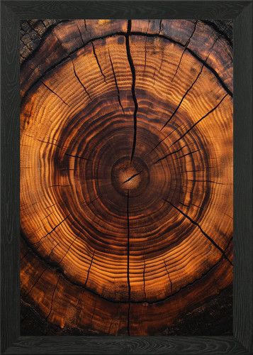 Tree trunk cross - trunk, section