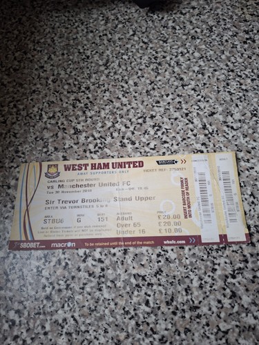 Match ticket premier league - match,