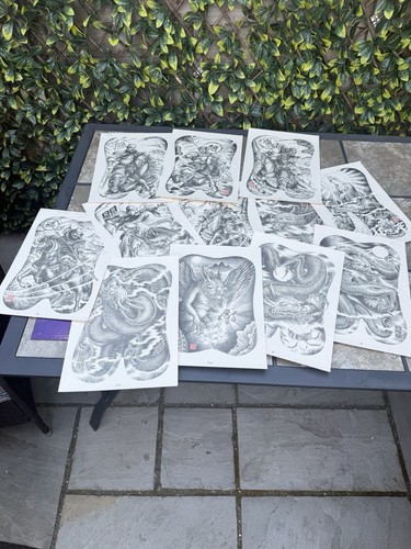 Oriental back pieces - pieces., tattoo