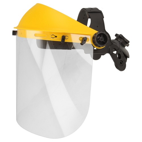 Face mask safety shield - face, with