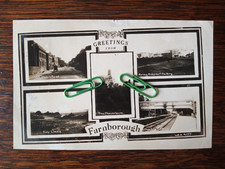 1916 WW1 RFC Farnborough Hants Real Photo Postcard from Royal Flying Corp B sec