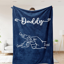 Fist Bump Daddy Flannel
