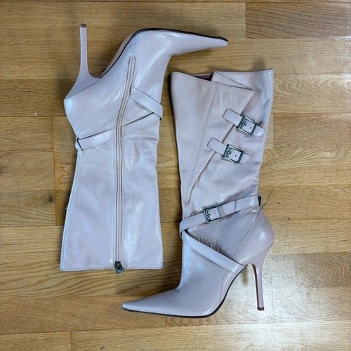 Faith pale pink leather - faith, knee
