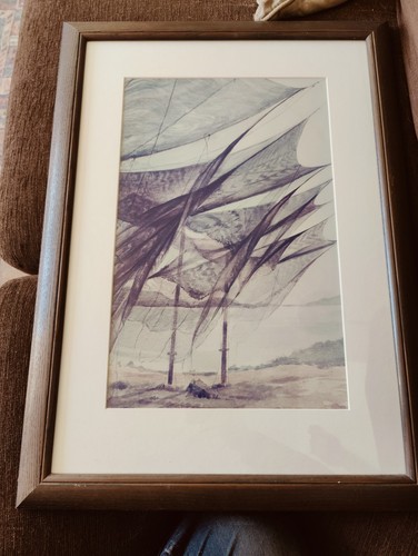 Daisy budge print - daisy, framed