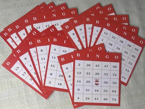 Double sided bingo cards - double-sided, &
