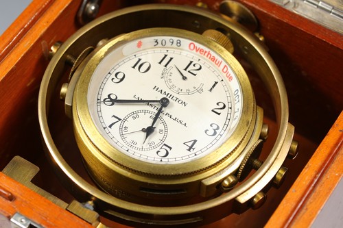Hamilton marine chronometer - hamilton,