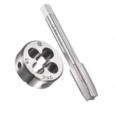 M12 x 1.5mm Metric Tap and Die Set HSS Machine Thread Tap / Round Die