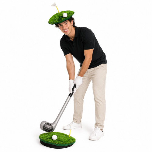 Pub golf hat - pub, white