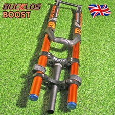 BUCKLOS 27.5in MTB Air Suspension Fork 180mm Travel Boost E-Bike/Downhill Forks