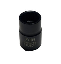 7/16” A/F Halfords Advanced 3/8 Drive BLACK EDITION Socket 12 Point *FREE POST*