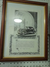 Framed Advertising Picture For