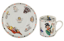 Cardew Design Alice in Wonderland tea cup and saucer set. Brand new & boxed.