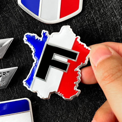 Metal french france flag - metal, french/france