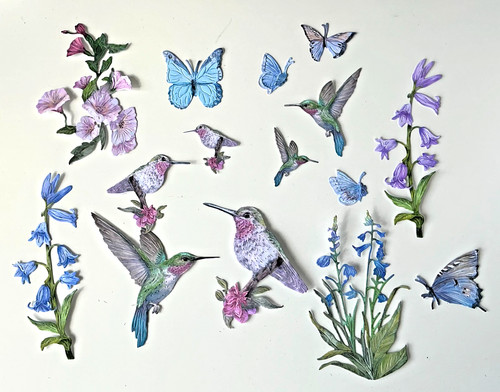 The studio flowers birds - flowers,, &