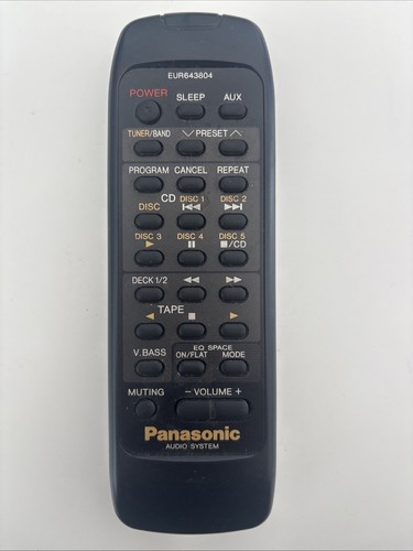 Panasonic eur643804 black - panasonic,