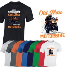 Motorbike Mens T-Shirt Never