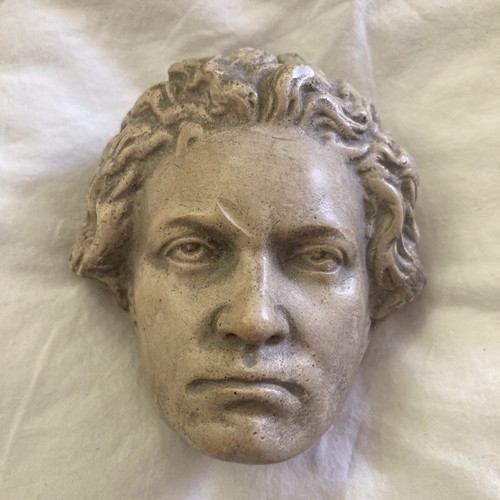 Beethoven plaster head wall - beethoven,
