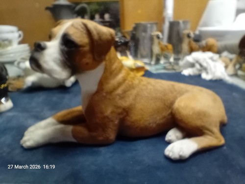 Sandicast boxer dog - sandicast, sculpture