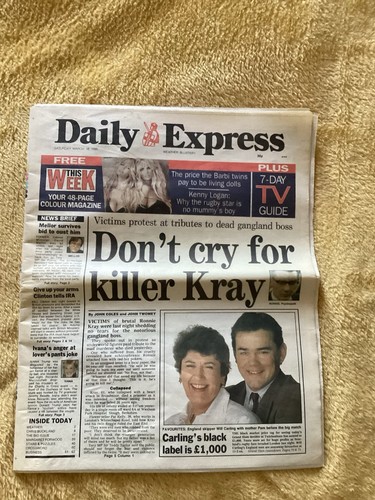 Ronnie kray brother dies - kray,