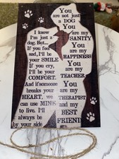 Beautiful Dog Plaque Gift