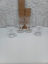vintage eamon Irish Coffee Glasses With Shamrock & Harp Design x4 free ukp&p inc