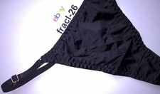 Sexy BLACK Satin Adjustable