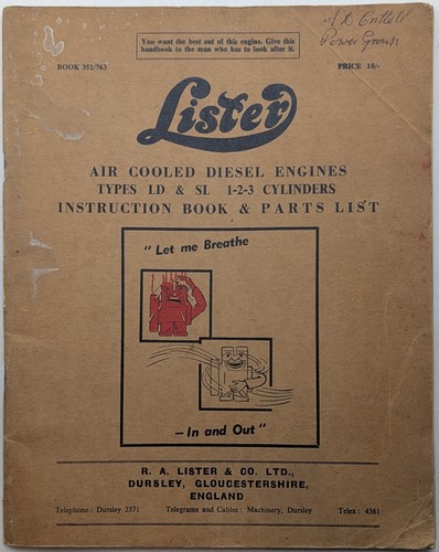 Original lister instruction - lister,