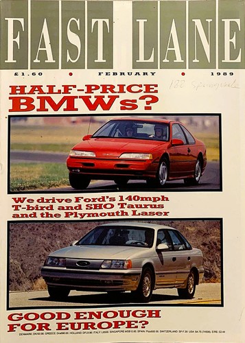 Fast lane magazine - fast, feb-1989