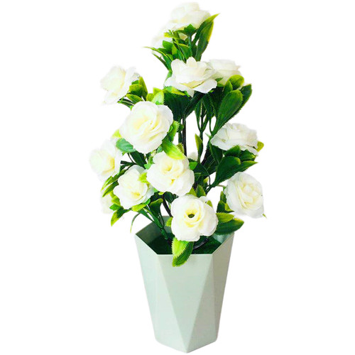 Bloom artificial silk rose - 17,