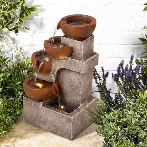 Solar power garden water - power,