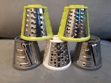 5 ATTACHMENTS FOR SLICA ELECTRIC ELECTRONIC GRATER SLICER CHEESE CUCUMBER VEG