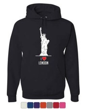 I Love London Hoodie Funny New