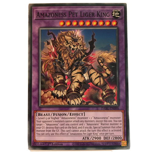 Amazoness pet liger king - amazoness,
