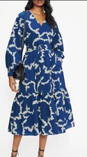 Ted Baker Oapall  Oversized  Midi Dress Size 2/UK 14