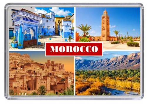 Morocco fridge magnet - morocco,