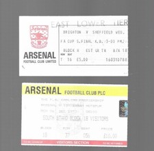 TICKET  - ARSENAL v TOTTENHAM