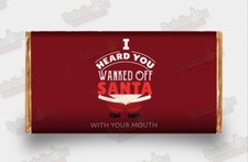 Rude Christmas Funny Chocolate