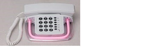 Neon white desk novelty - white,