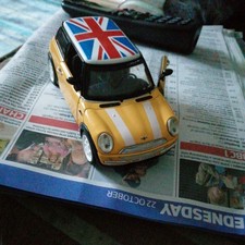 MINI Cooper Pull Back 1:36 Scale Die Cast Model Toy Car Red - uk